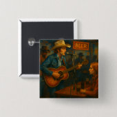 ホンキー・トンク・ナイト 缶バッジ (正面&裏面)