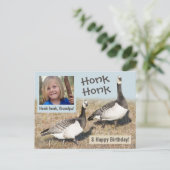 ホンク・ホンク+おじいちゃんの誕生日CC0317 ポストカード (スタンド正面)