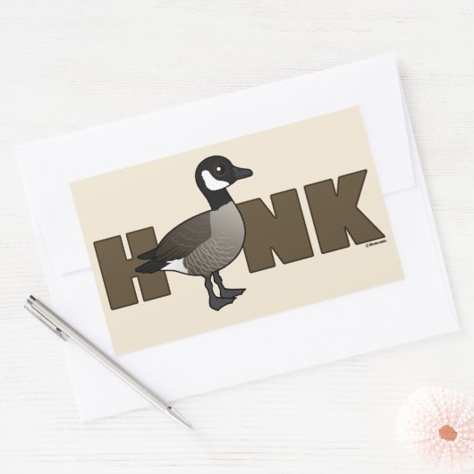 ホンク 長方形シール (封筒)