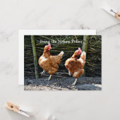 ホンコンをやって、ホンコンのニワトリを飼う。 カード (正面/裏面インサイチュ)