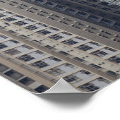 ホンコンアパートメント建物パターン ポスター (角)