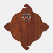 ホンコンルビーシールオンマホガニープリント フェイバーボックス (折り畳みなし)