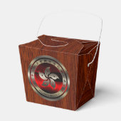 ホンコンルビーシールオンマホガニープリント フェイバーボックス (正面サイド)