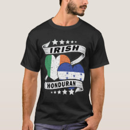 ホンジュラスとアイルランド国旗 Tシャツ