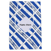 ホンジュラスとホンジュラス国旗の名で飾られた ミディアムペーパーバッグ (正面)