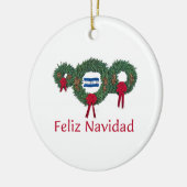 ホンジュラスのクリスマス2 セラミックオーナメント (左)