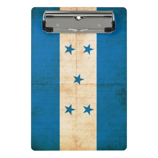 ホンジュラスのグランジな旗 ミニクリップボード (正面)