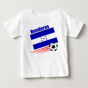 ホンジュラスのサッカーチーム ベビーTシャツ