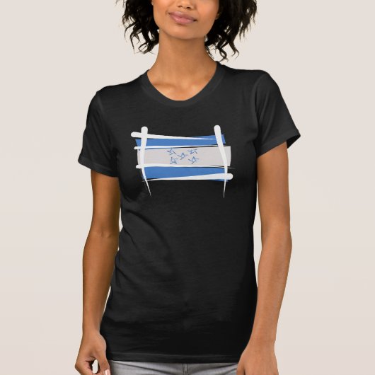 ホンジュラスのブラシの旗 Tシャツ (正面)