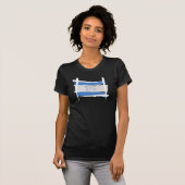 ホンジュラスのブラシの旗 Tシャツ (正面フル)