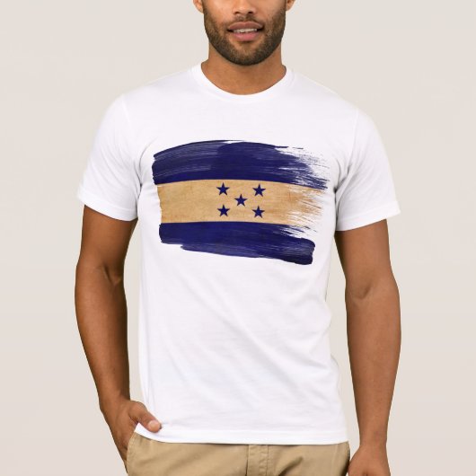 ホンジュラスの旗のTシャツ Tシャツ (正面)
