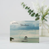 ホンジュラスの素晴らしい水の注ぎ口 ポストカード (スタンド正面)