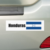 ホンジュラスのHondurianの旗 バンパーステッカー (車上)