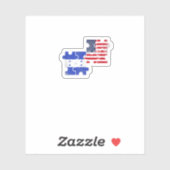 ホンジュラスアメリカヴィンテージホンジュラスアメリカ国旗 シール (シート)