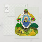 ホンジュラスコートオブアームズ詳細 ポストカード (正面/裏面)