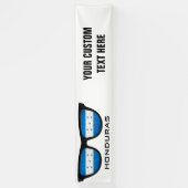 ホンジュラスシェードカスタム文字&カラーバナー 横断幕 (縦)