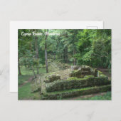 ホンジュラスハガキ，コパン・ルイナス ポストカード (正面/裏面)