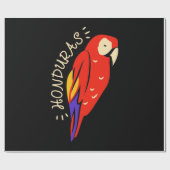 ホンジュラスパロット ラッピングペーパー (フラット)