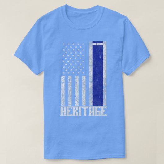 ホンジュラスヒスパニック伝統動揺して国旗1 Tシャツ (デザイン正面)