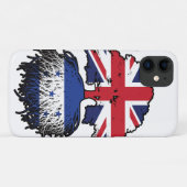 ホンジュラスホンジュラス英国ツリールーツ国旗 Case-Mate iPhoneケース (裏面(横))
