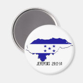 ホンジュラスミッションエレミアス29:11-14 カスタマイズ -  マグネット (正面/裏面)