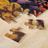 ホンジュラスロアタントラベルヴィンテージレトロポスター ジグソーパズル (側面)