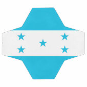 ホンジュラス国旗で愛国的なサッカーボール サッカーボール (フラット)