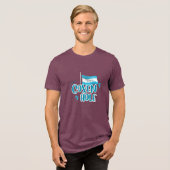 ホンジュラス国旗とコクセンホール トライブレンドＴシャツ (正面全面)