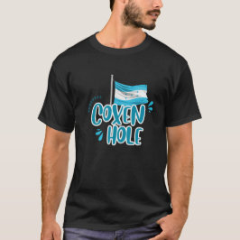 ホンジュラス国旗とコクセンホール Tシャツ