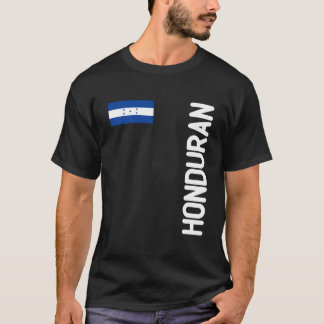 ホンジュラス国旗とホンジュラスの根 Tシャツ