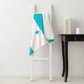 ホンジュラス国旗と愛国心のあるシェルパ毛布 シェルパブランケット (インサイチュ)