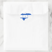 ホンジュラス国旗の地図HN ラウンドシール (バッグ)