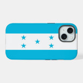 ホンジュラス国旗のApple iPhone 15 Case-Mateケース 15ケース (裏面横)