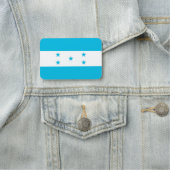 ホンジュラス国旗を持つ愛国的な名前タグ 名札 (インサイチュ)