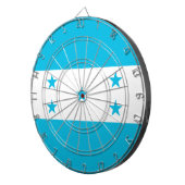 ホンジュラス国旗を掲げたダーツボード ダーツボード (正面右)