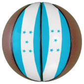 ホンジュラス国旗を掲げたフルサイズバスケットボール バスケットボール (縦)