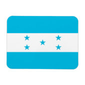 ホンジュラス国旗を掲げた愛国的なフレキシブル磁石 マグネット (横)