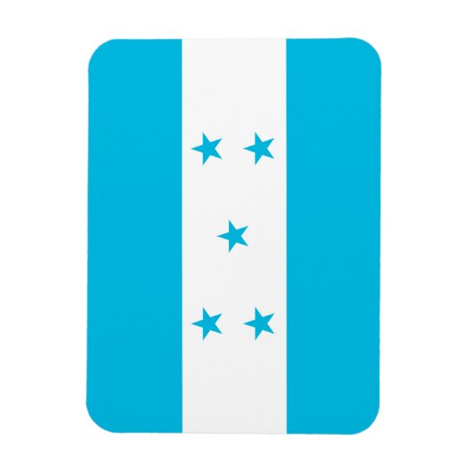 ホンジュラス国旗を掲げた愛国的なフレキシブル磁石 マグネット (縦)