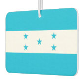 ホンジュラス国旗を掲げた車の新入生 カーエアーフレッシュナー (左)