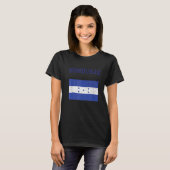 ホンジュラス国旗1 Tシャツ (正面フル)