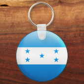 ホンジュラス国旗 キーホルダー (正面)