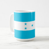 ホンジュラス国旗 コーヒーマグカップ (正面左)
