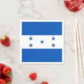ホンジュラス国旗 スタンダードカクテルナプキン (インサイチュ)