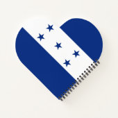 ホンジュラス国旗 ノートブック (裏面)