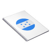ホンジュラス国旗 ノートブック (右側)