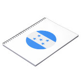 ホンジュラス国旗 ノートブック (左側)