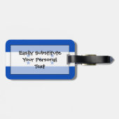 ホンジュラス国旗、簡単ID個人 ラゲッジタグ (裏面横)