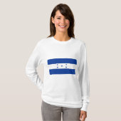 ホンジュラス国旗 Tシャツ (正面フル)