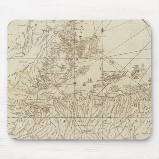 ホンジュラス湾 マウスパッド (正面)