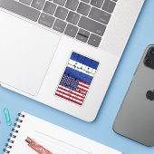 ホンジュラス生まれのアメリカ人 シール (ノートパソコンとiPhone)
